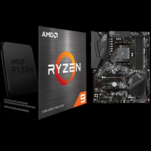 AMD Ryzen 9 5950X 16-core 32-thread Desktop Processor + MSI B550M PRO-VDH WIFI Desktop Motherboard