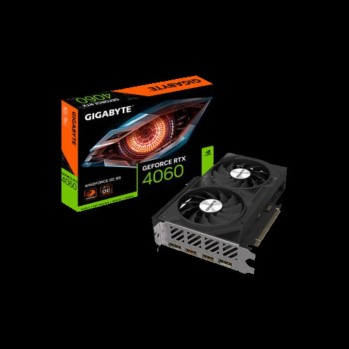 Gigabyte GeForce RTX 4060 WINDFORCE OC 8GB GDDR6 Graphics Card