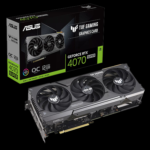 ASUS TUF Gaming GeForce RTX 4070 SUPER 12GB GDDR6X OC Edition Graphics Card
